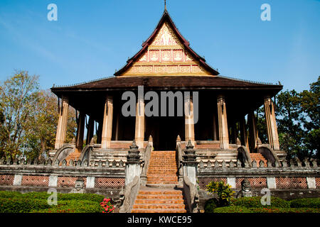 Wat Si Saket - Vientiane - Laos Stock Photo