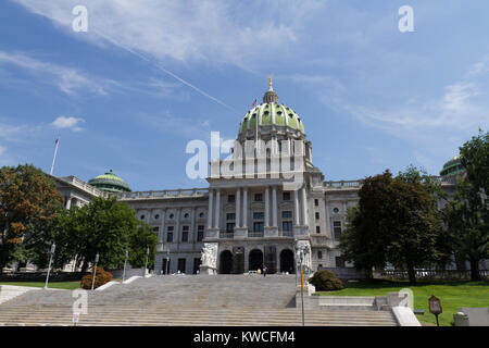 The Pennsylvania State Capitol building, Harrisburg, Pennsylvania, United States. Stock Photo