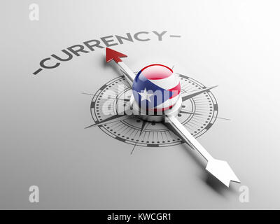 Puerto Rico High Resolution Currency Concept Stock Photo