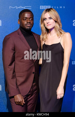 Daniel Kaluuya and Allison Williams at British Independent Film Awards on Sunday 10 December 2017 held at Old Billingsgate Market, London. Pictured: Daniel Kaluuya , Allison Williams. Stock Photo