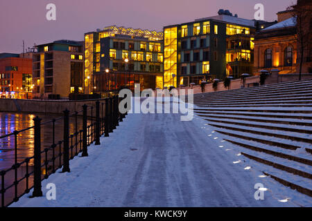 Office buildings near the Reichstag in Berlin, Germany. Stock Photo