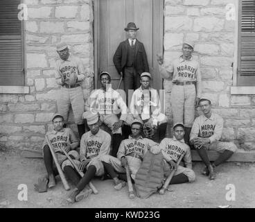 Baseball uniforms from the LSU baseball team, circa 1890's