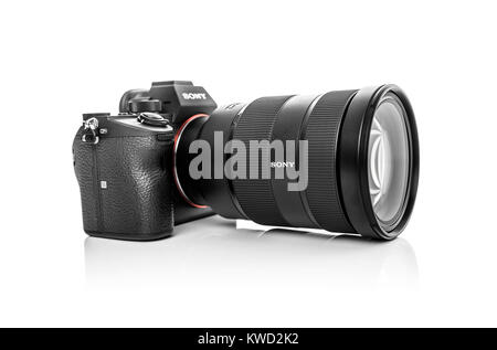 Sony Alpha a7R III Mirrorless Digital Camera. Stock Photo