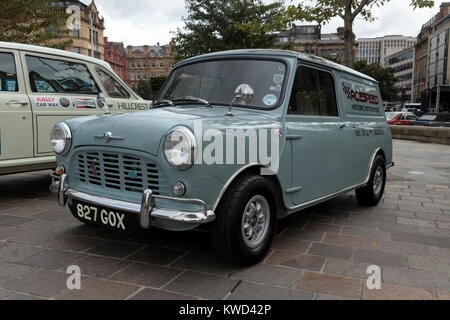 Morris Mini Van Stock Photo