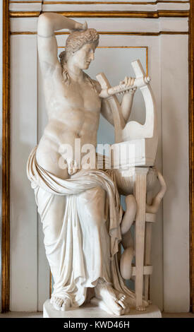 Statue of Apollo dating from the 2nd century AD, Palazzo Nuovo, Capitoline Museums, Rome, Italy Stock Photo