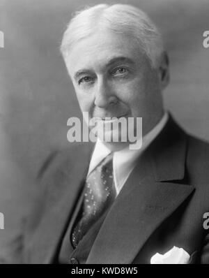 Bernard Baruch in the 1920s after he left Wall Street to become a public figure. He advised Presidents Wilson and Roosevelt during both World Wars (BSLOC 2016 8 14) Stock Photo