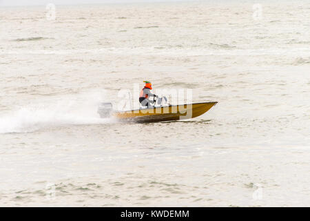 Exmouth Boxing Day Power boat Race Stock Photo