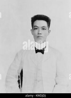 First President of the Philippines Emilio Aguinaldo, circa 1898 Stock ...