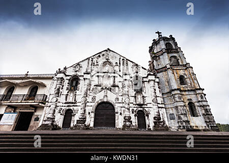 Our Lady of the Gate Parish (Daraga church)  in Legazpi, Philippines Stock Photo