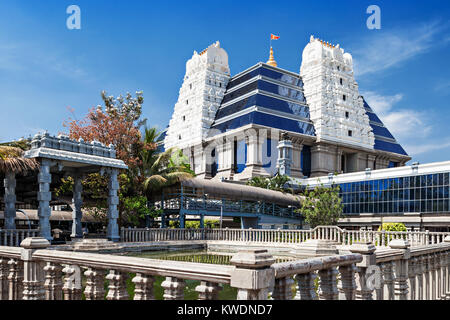 ISKCON (International Society for Krishna Consciousness) Temple in Bangalore Stock Photo