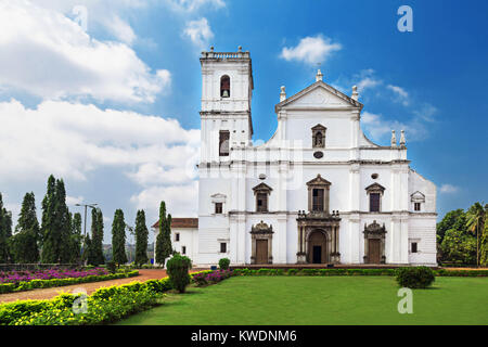 Se cathedral in Old Goa, Goa state, India Stock Photo