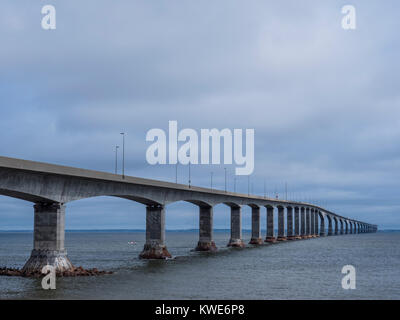 Confederation Bridge, Cape Jourimain, New Brunswick, Canada. Stock Photo