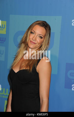 NEW YORK, NY - MAY 15: Katie Cassidy attends The CW Network's 2014 Upfront at The London Hotel on May 15, 2014 in New York City.   People:  Katie Cassidy Stock Photo