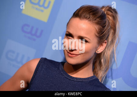 NEW YORK, NY - MAY 15: Shantel VanSanten attends The CW Network's 2014 Upfront at The London Hotel on May 15, 2014 in New York City.   People:  Shantel VanSanten Stock Photo