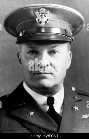 Major General Wade H. Haislip (1889 - 1971), a senior United States Army officer who served in both World War I and World War II, where he led the XV Corps in the campaign in Western Europe from 1944 to 1945. He later became a four-star general, serving as Vice Chief of Staff of the United States Army (VCSA) from 1949 to 1951. Stock Photo