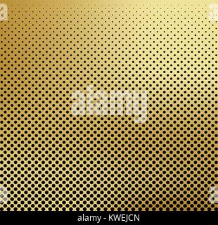 abstract gold color halftone background vector Stock Vector