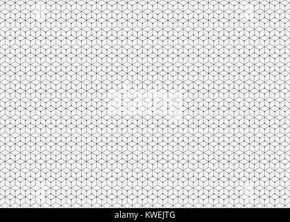 Abstract pattern. Hexagon repeating geometric background and filled triangles in nodes. Modern stylish texture.  Trendy hipster geometry. Vector illus Stock Vector