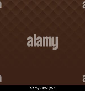 Brown square luxury pattern sofa texture background vector Stock Vector