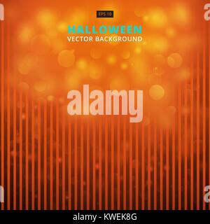 The vertical orange and white Halloween background with grunge border ...