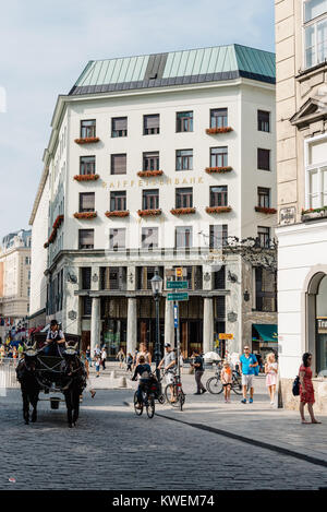 Looshaus building designed by Adolf Loos in Vienna city, Austria Stock ...