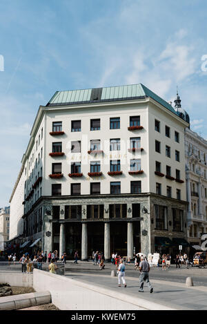 Looshaus building designed by Adolf Loos in Vienna city, Austria Stock ...