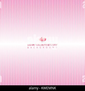 Abstract gradient pink color line background of vertical straight lines pattern for valentines day, wedding card. Vector illustration Stock Vector