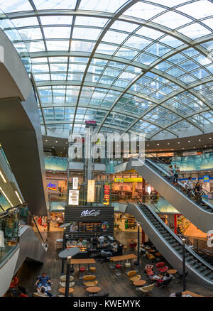 Wien, Vienna: Gasometer City shopping center mall, 11. Simmering, Wien, Austria Stock Photo