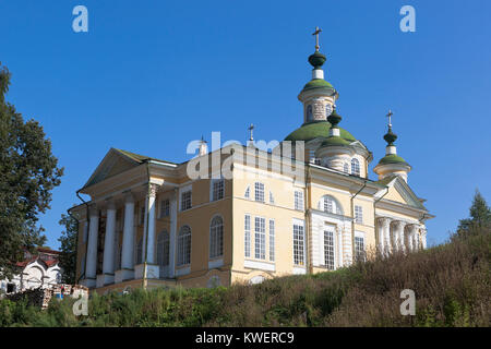 Cathedral Ascension of the Lord of the Savior-Sumorin monastery in the town of Totma, Vologda Region, Russia Stock Photo