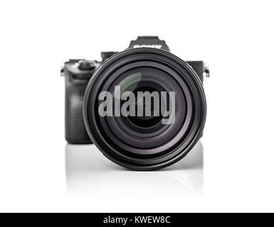 Sony Alpha a7R III Mirrorless Digital Camera. Stock Photo