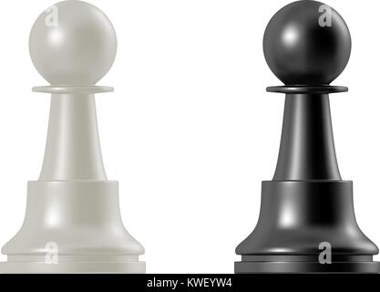 Chess pawn Stock Vector