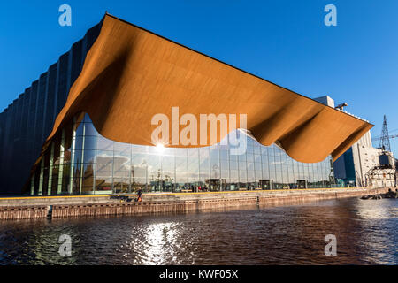 Kristiansand, Norway - November 5, 2017: The exterior of the theatre Kilden in Kristiansand, Norway Stock Photo