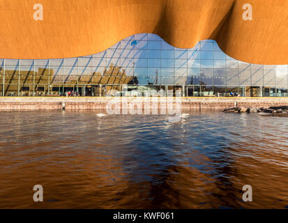 Kristiansand, Norway - November 5, 2017: The exterior of the theatre Kilden in Kristiansand, Norway Stock Photo