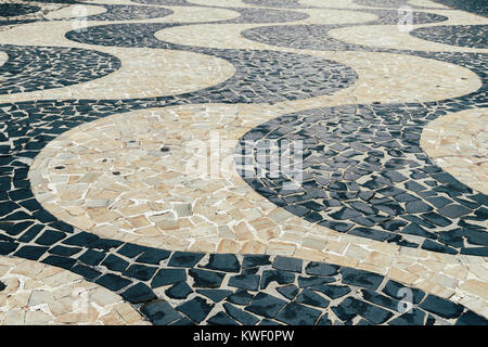 Pedras Portuguesas winding pattern  Stock Photo