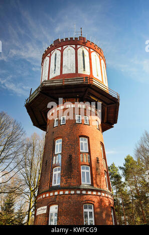 Historical water tower outwash plain Dickkopp in Lohbruegge, Hamburg, Germany, Europe, Historischer Wasserturm Sander Dickkopp in Lohbruegge, Deutschl Stock Photo