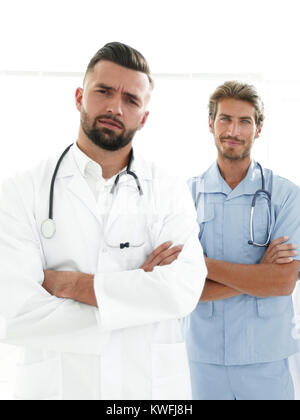 Portrait of medical center team, Stock Photo