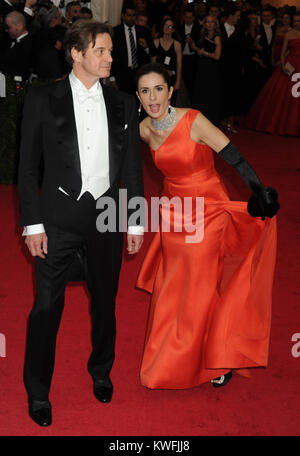 Colin Firth, Livia Giuggioli - Costume Institute Gala 