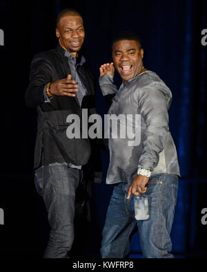 NEW BRUNSWICK, N.J. 2014: (BREAKING NEWS FILE PHOTOS TAKEN 2010-2014) State police said actor and comedian Tracy Morgan is in intensive care after the limousine bus in which he was riding in was involved in a multi-vehicle accident on the New Jersey Turnpike.  People:  Tracy Morgan Stock Photo