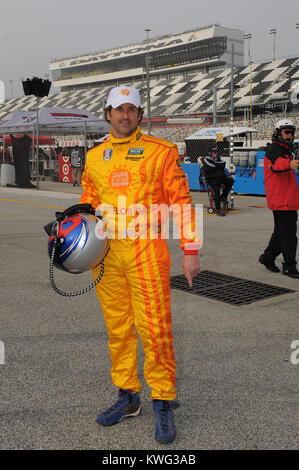 DAYTONA  BEACH FL - JANUARY 06:  Grey's Anatomy actor Patrick 'McDreamy' Dempsey is starting to show his age a bit as he is seen with a grey streak in his head. Patrick Galen Dempsey (born January 13, 1966) is an American actor, known for his role as neurosurgeon Dr. Derek Shepherd ('McDreamy') on the medical drama Grey's Anatomy. Dempsey is sighted during testing for Rolex Sports Car Series Rolex 24 at Daytona International Speedway on January 6, 2012 in Daytona Beach, Florida  People:  Patrick Dempsey Stock Photo