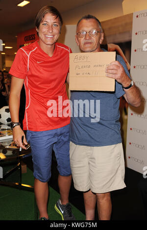 BOCA RATON, FL - JULY 26: Team USA Soccer star player Abby Wambach makes an appearance at Macy's on July 26, 2011 in Boca Raton, Florida   People:  Abby Wambach Stock Photo