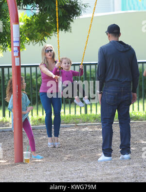 MIAMI, FL - NOVEMBER 6:  NY Yankees 3rd Baseman Alex Rodriquez, with ex wife Cynthia Scurtis (m. 2-Nov-2002, filed for div. 2008, two daughters) and daughters Ella Alexander (b. 21-Apr-2008) and Natasha Alexander (b. 18-Nov-2004) are sighted spending the day together at a Miami park.  This is the first time that Arod has been see with his ex wife Cynthia in over three years.  Alexander Emmanuel 'Alex' Rodriguez (born July 27, 1975) is an American professional baseball third baseman with the New York Yankees of Major League Baseball. Known popularly by his nickname A-Rod, he previously played s Stock Photo