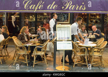 France, Paris, Saint Germain-des-Pres, cafe Stock Photo