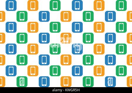 Smartphone icon,Vector Background. Stock Vector