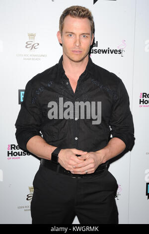 MIAMI BEACH, FL - FEBRUARY 21: Eric Martsolf attends The Real Housewives of Miami Premiere Party at Eden Roc, a Renaissance Beach Resort and Spa on February 21, 2011 in Miami Beach, Florida   People:  Eric Martsolf Stock Photo