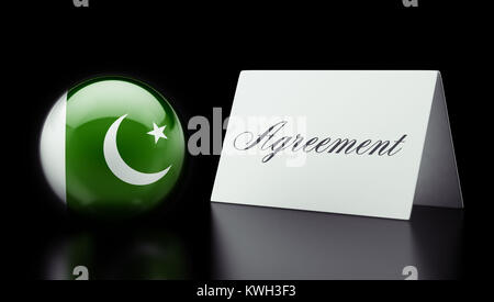 Pakistan High Resolution Agreement Concept Stock Photo