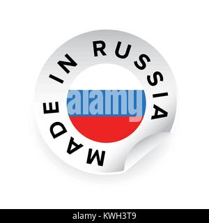 Russian Flag Emoji, Label of Product for Made in Russia Stock Vector -  Illustration of emogi, moscow: 168717180