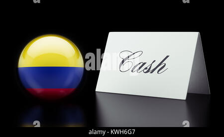 Colombia High Resolution Cash Concept Stock Photo