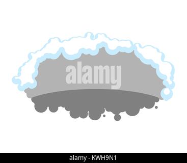 Bear den empty isolated. Grizzly burrow. Vector illustration Stock Vector