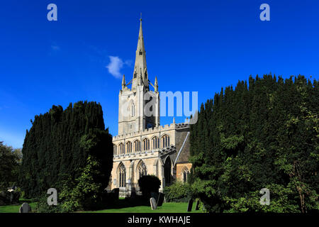 Autumn, St Andrews church, Billingborough village, Lincolnshire, England, UK Stock Photo