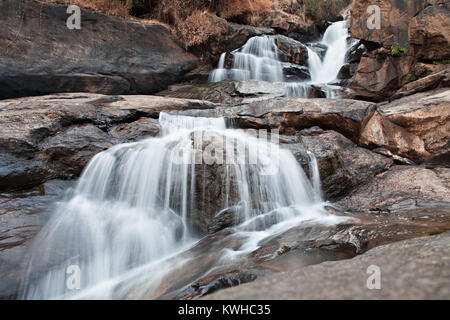 Athukadu waterfall, Munnar, Karnataka state, India Stock Photo