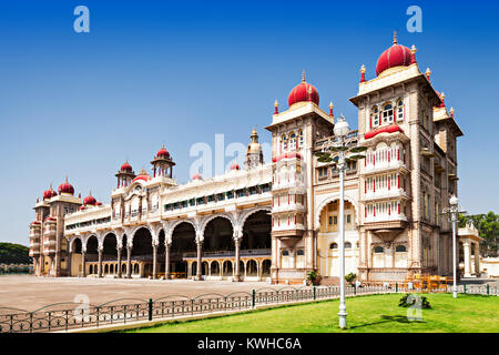 Amba Vilas Mysore Palace in Mysore, India Stock Photo